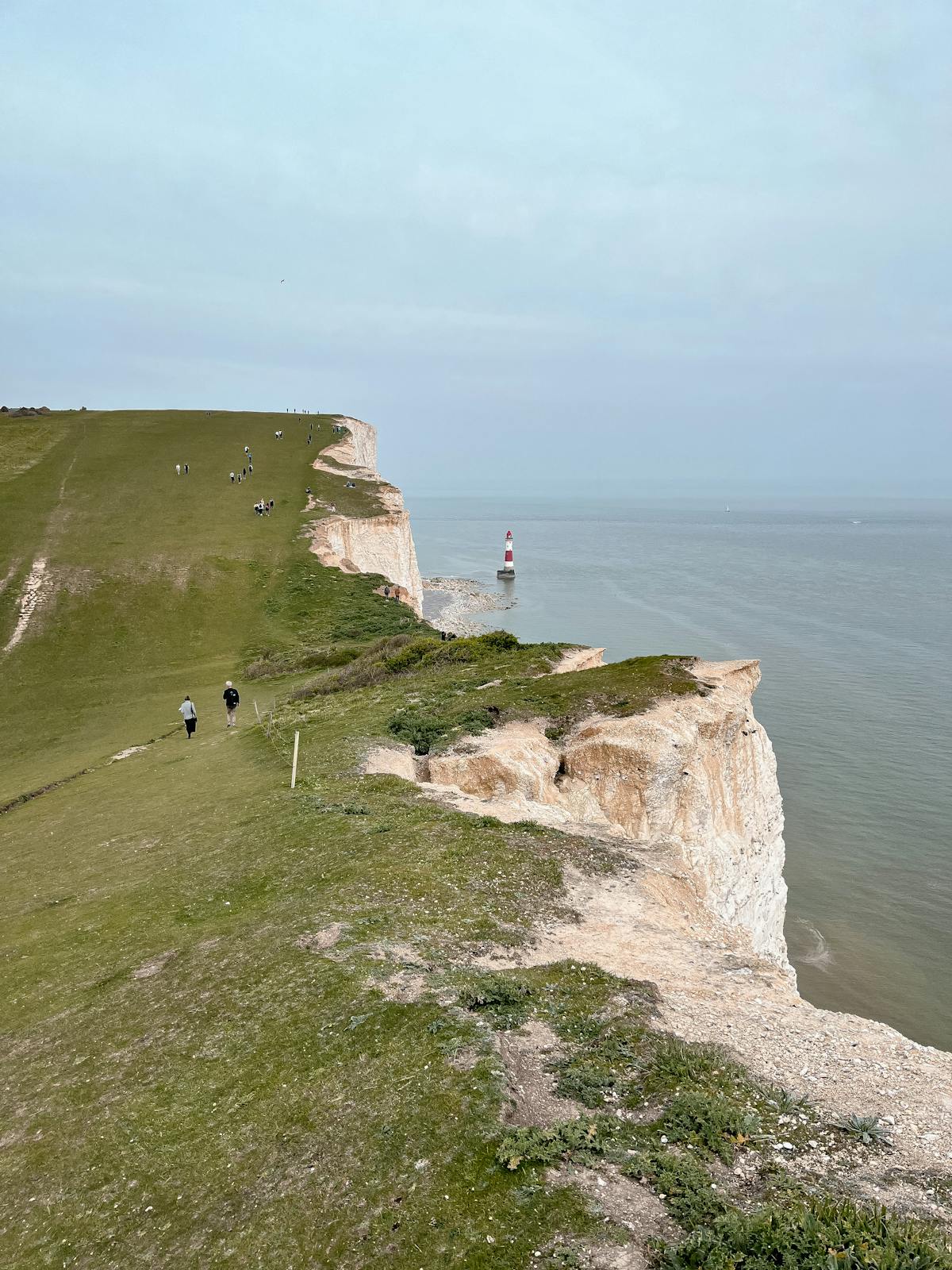 Beachy Head and the lighthouse on the Sussex coast