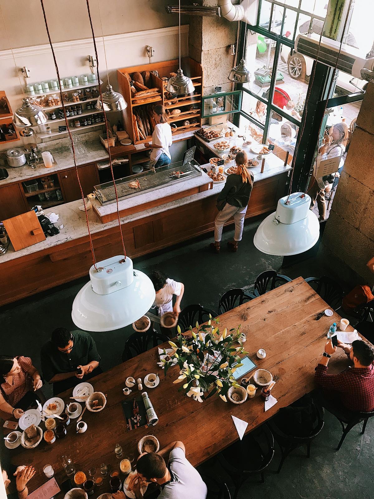Cafe overlooking an airfield